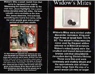 Widow's Mites Card, Story of Widow's Mites, Special Sale of Widow's Mites