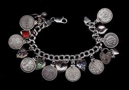 Love Token Bracelet with Charms